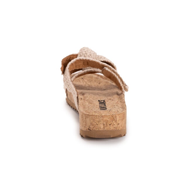 Posie Sandal, NATURAL CROCHET, on-hover image number null