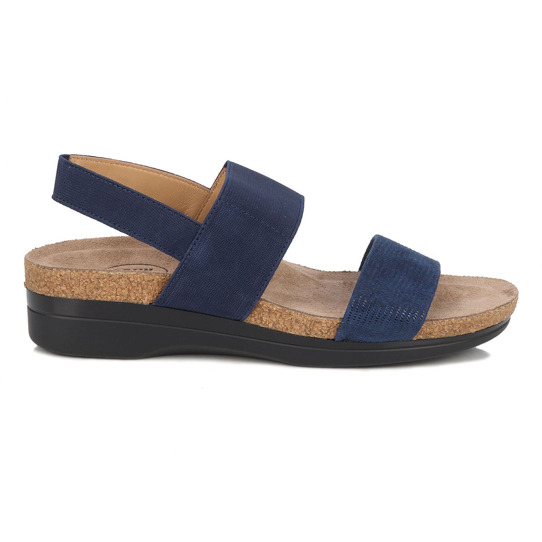 Maeve Stretch Strap Sandal, NAVY, alternate image number 2