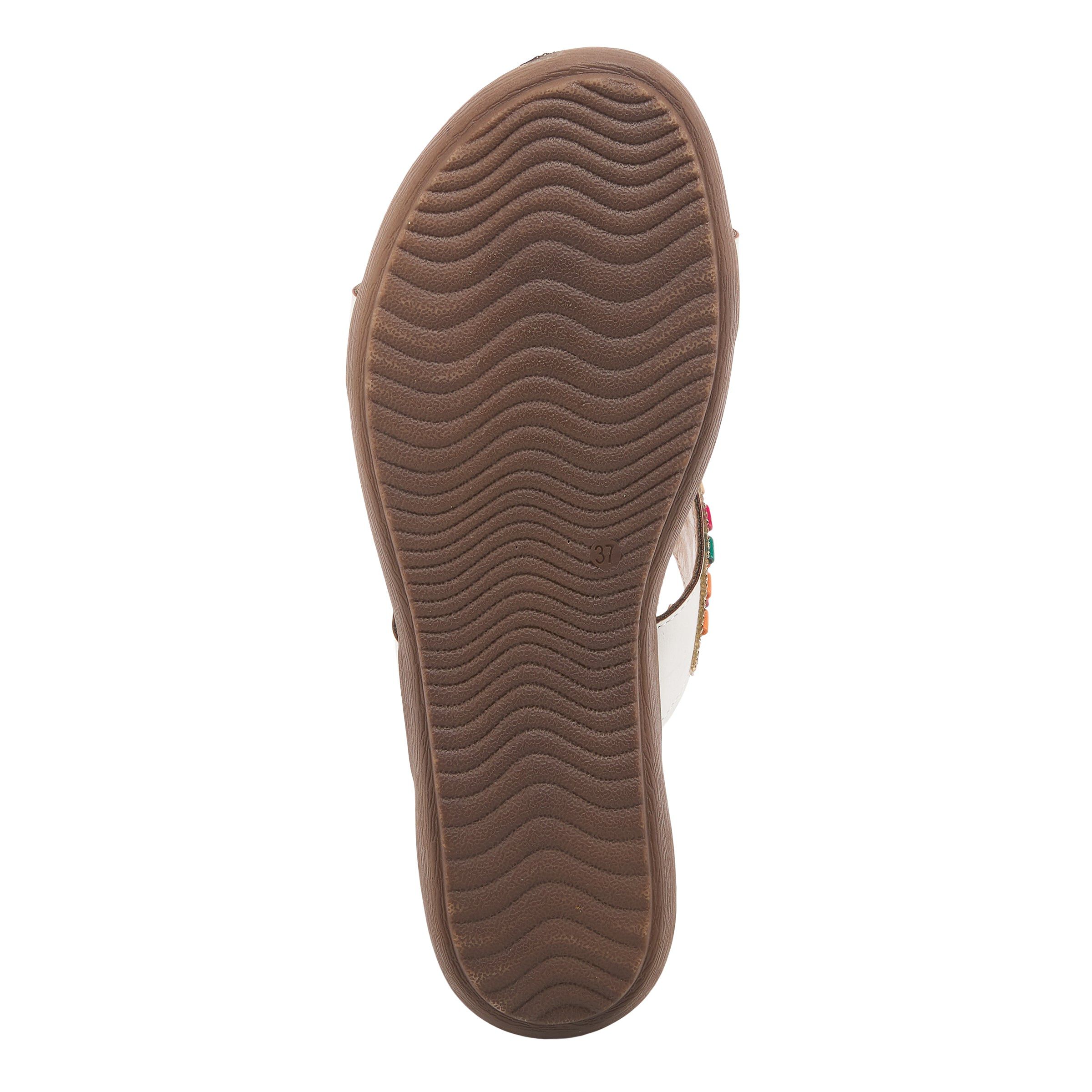 Twirling Slide Sandal, WHITE, alternate image number 5
