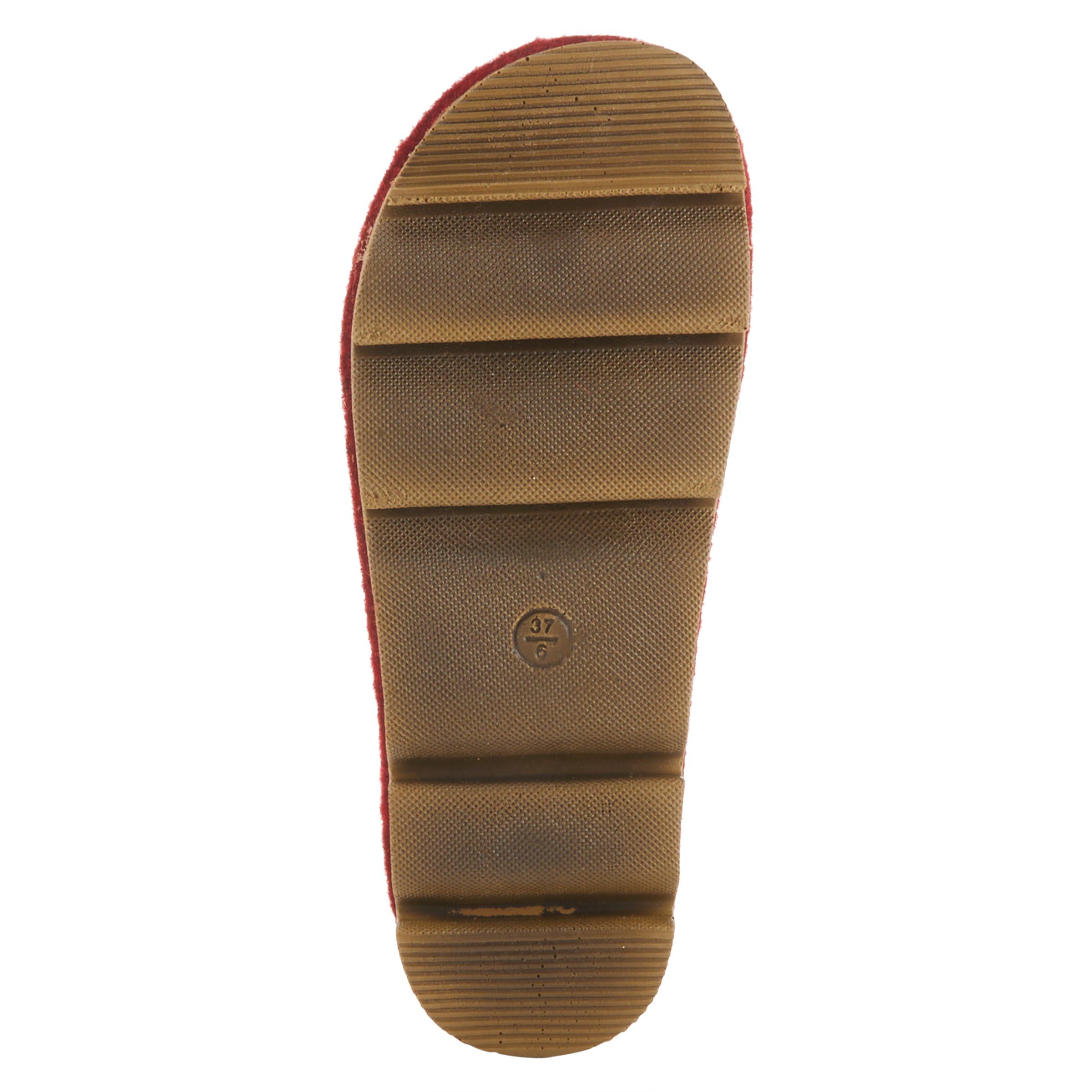 Cloggish Open Back Clog Slipper, RED, alternate image number 6