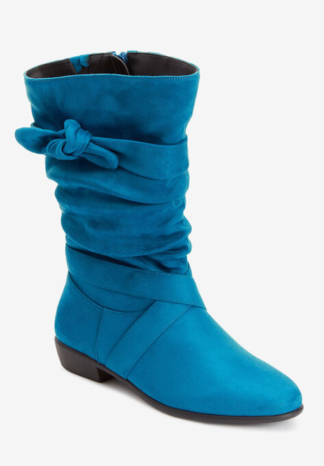 The Heather Regular Calf Boot, TEAL, hi-res image number null