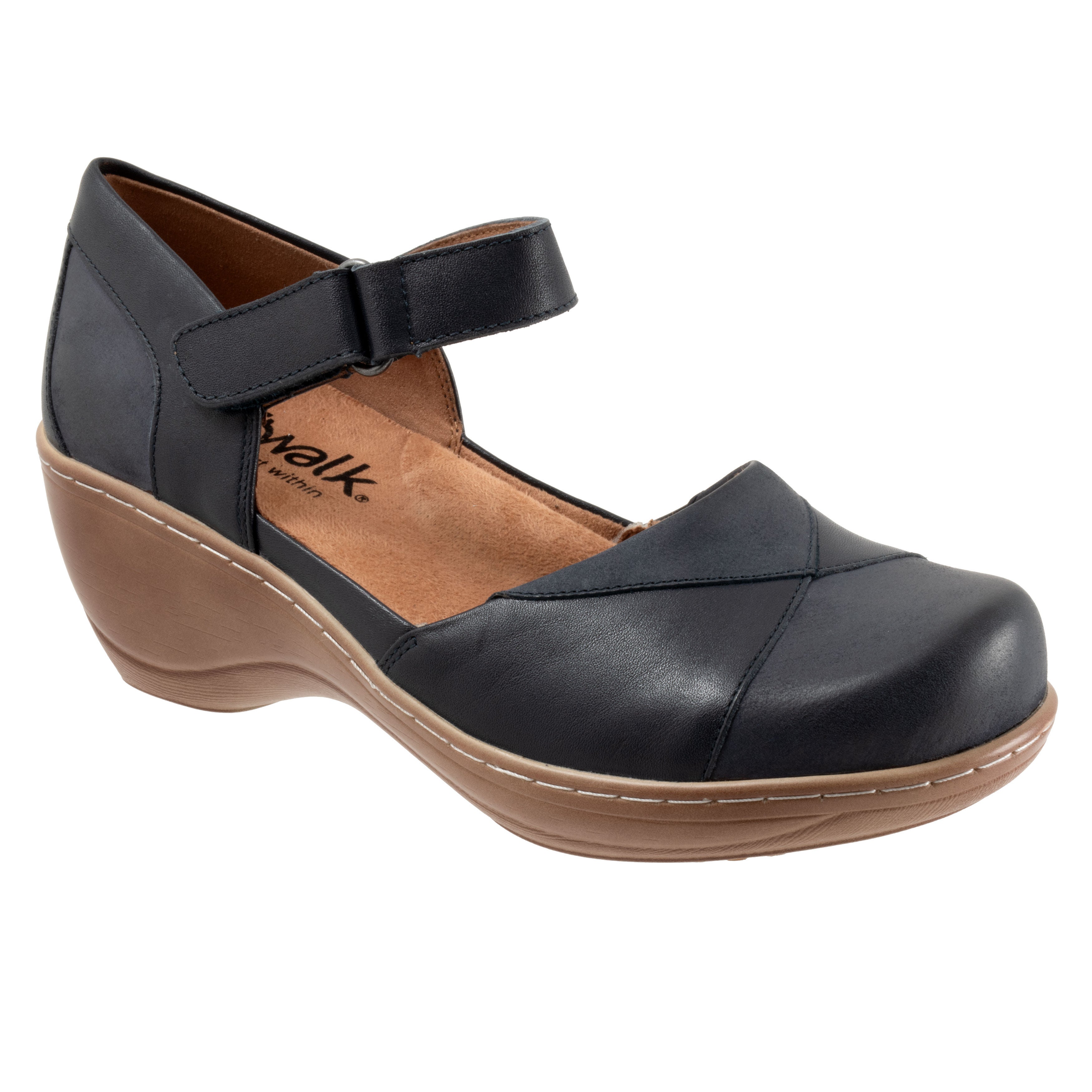 Miri Clog, DARK NAVY NUBUCK, hi-res image number 0