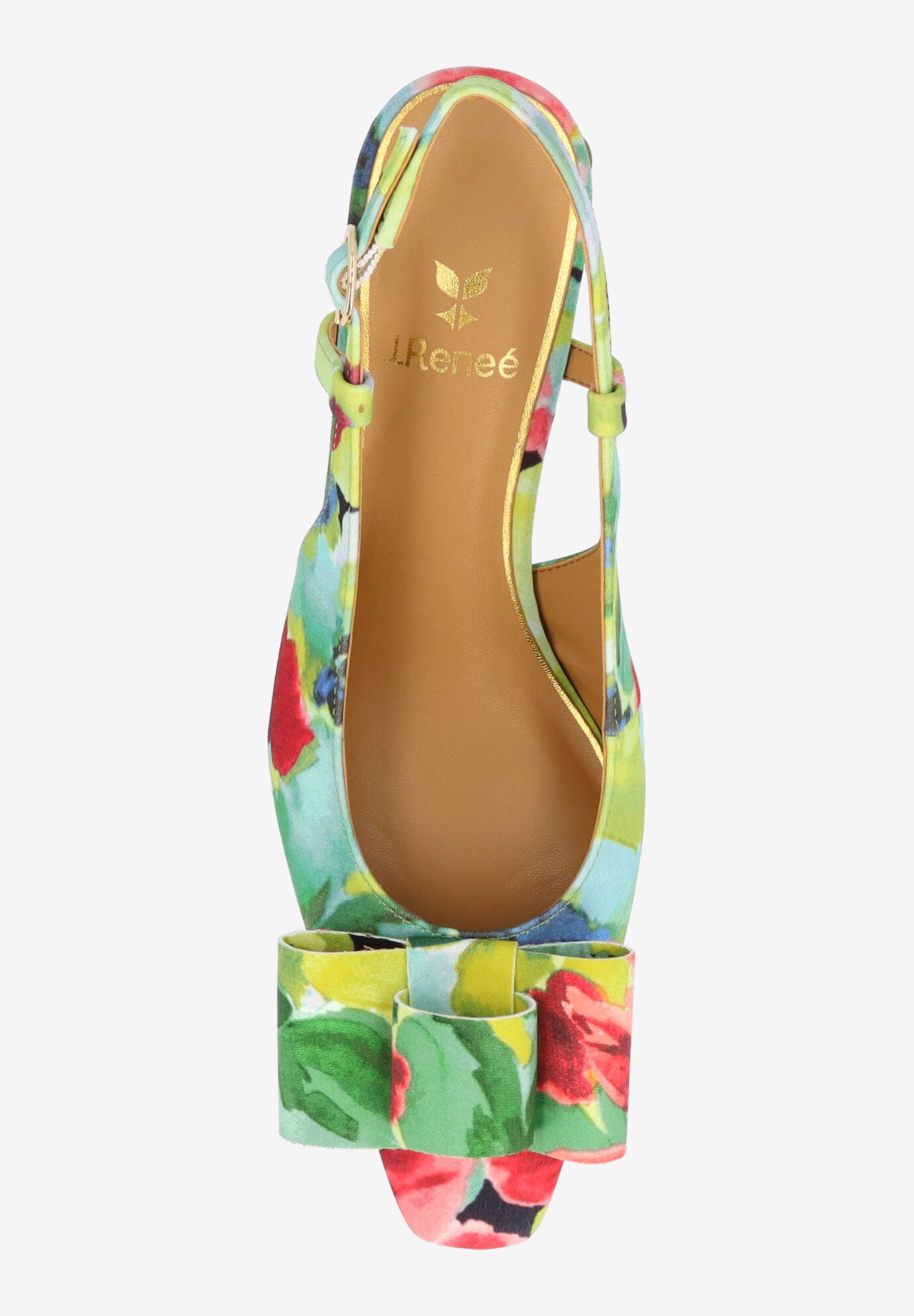Greer Slingback Pump, GREEN, alternate image number 2