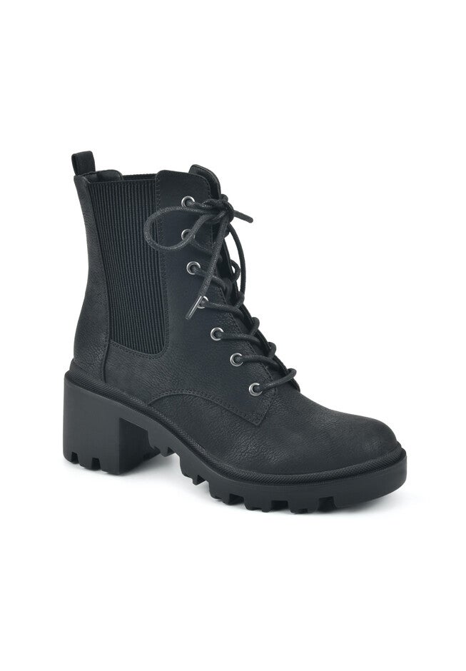 Combo Booties, BLACK SMOOTH, hi-res image number null