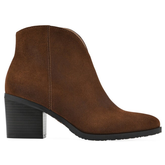 Tattle Heeled Bootie, HAZEL SUEDE, alternate image number null