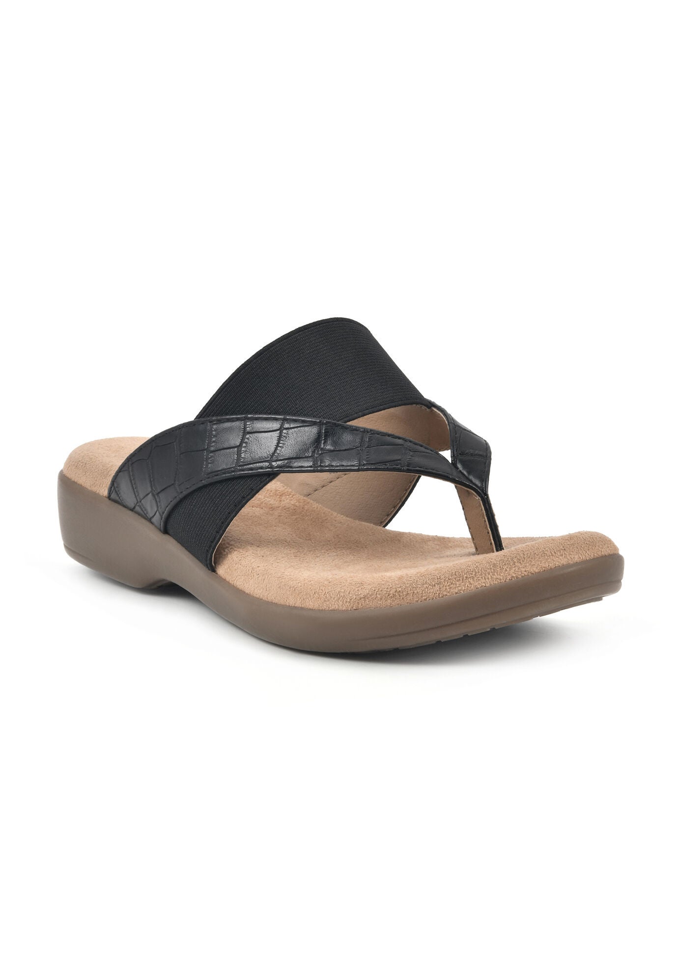 Bumble Sandals, BLACK CROCO, hi-res image number 0
