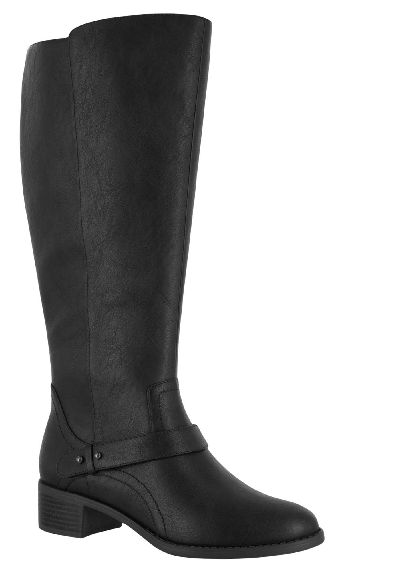 Jewel Plus Wide Calf Boots by Easy Street&reg;, BLACK, hi-res image number 0