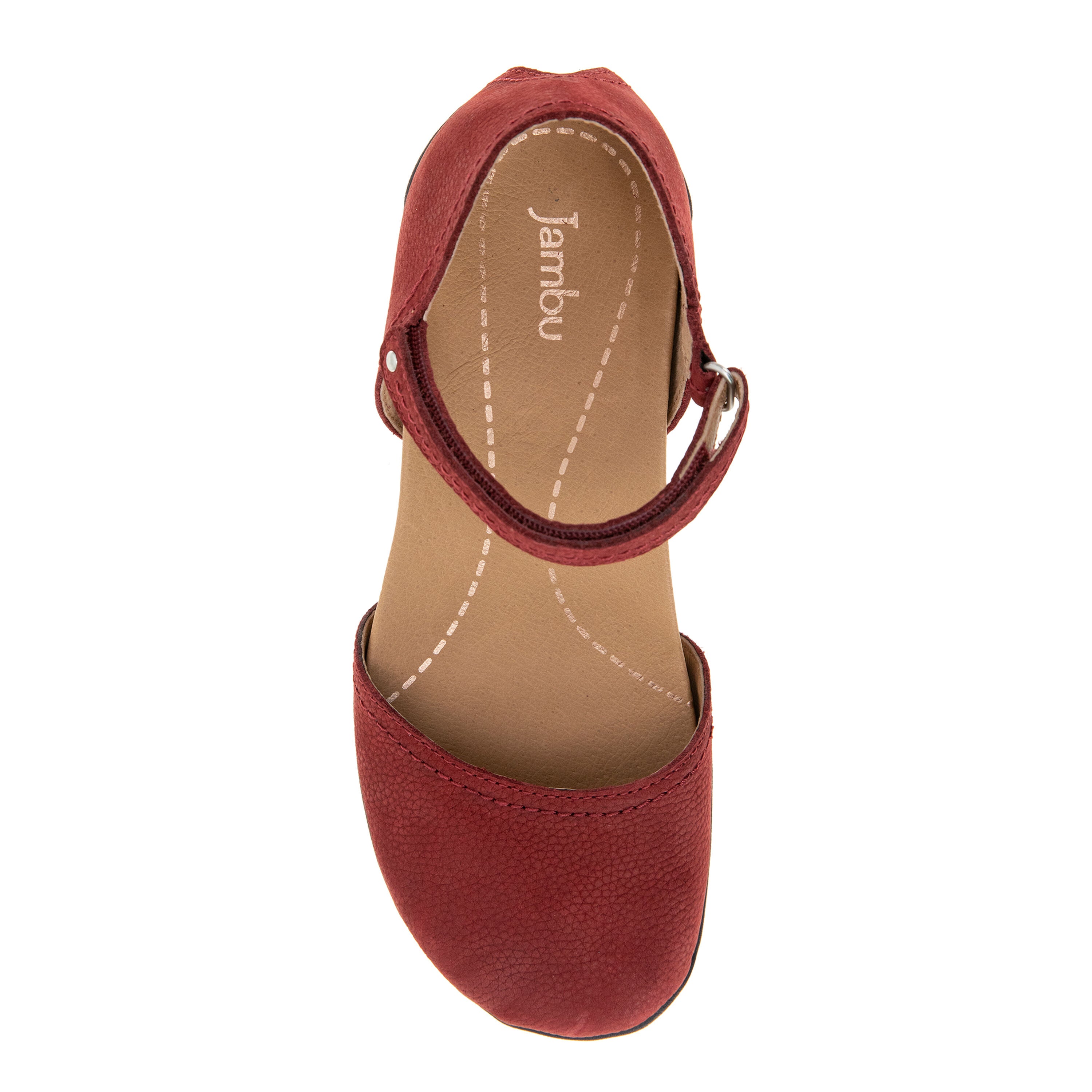 Margo Casual Dress Shoe, DEEP RED, alternate image number 4