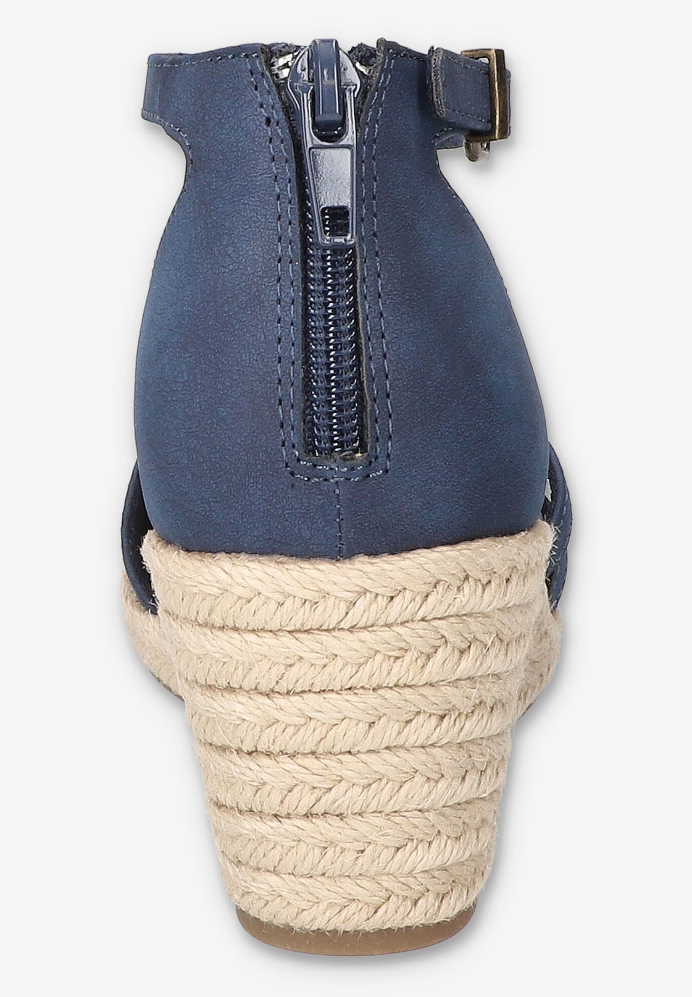 Daytona Espadrille Wedge, NAVY, alternate image number 3