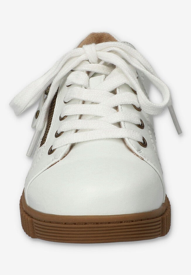 Novie Platform Sneaker, WHITE, alternate image number 3