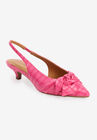 The Tia Slingback, PINK CROCO, hi-res image number null