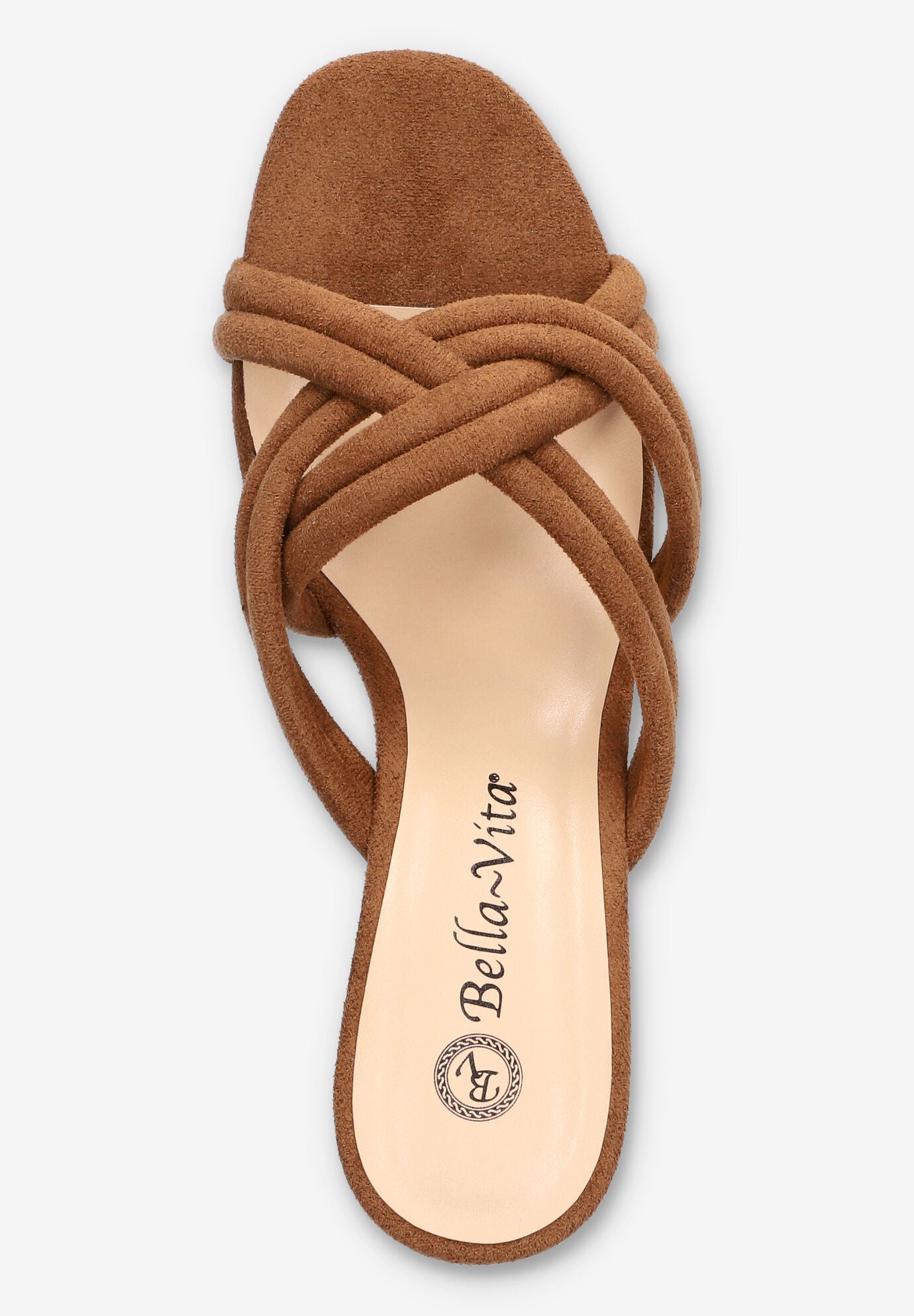 Carmen Heeled Sandal, COGNAC SUEDE, alternate image number 6