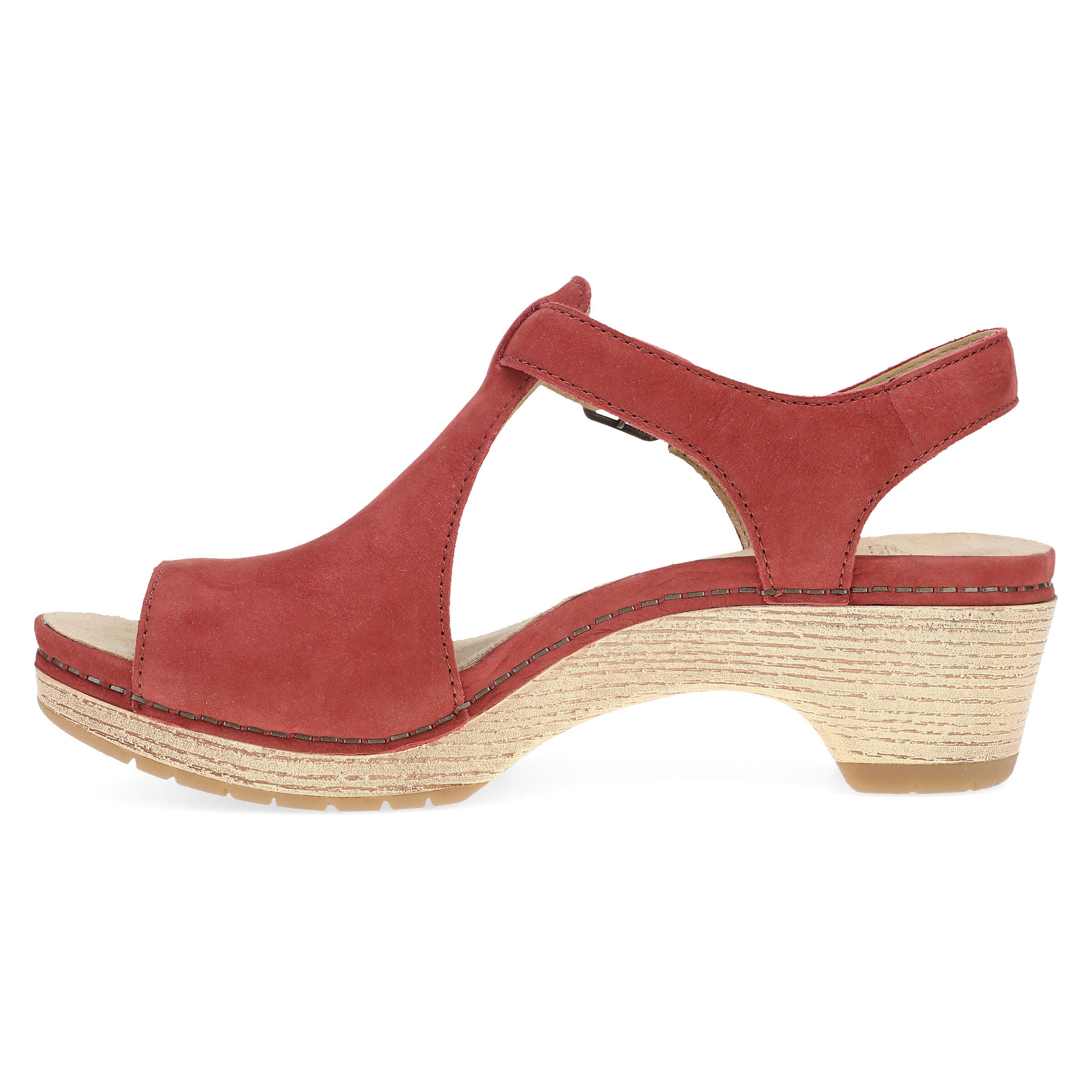 Laverne Paprika Nubuck Sandal, PAPRIKA, alternate image number 6