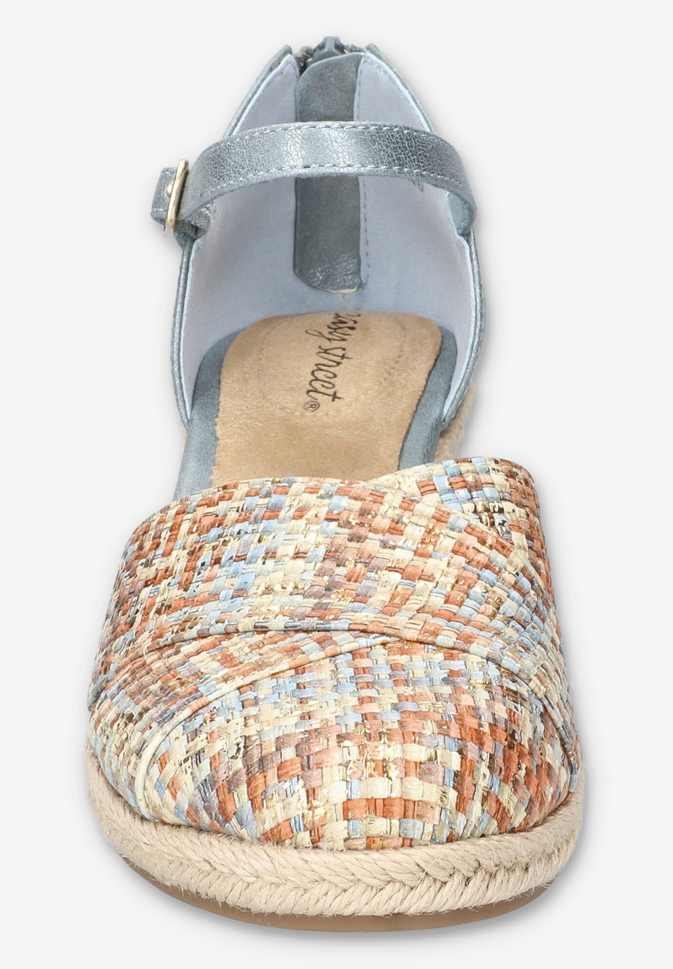 Coast Espadrille Wedge, PASTEL MULTI WOVEN, on-hover image number 1