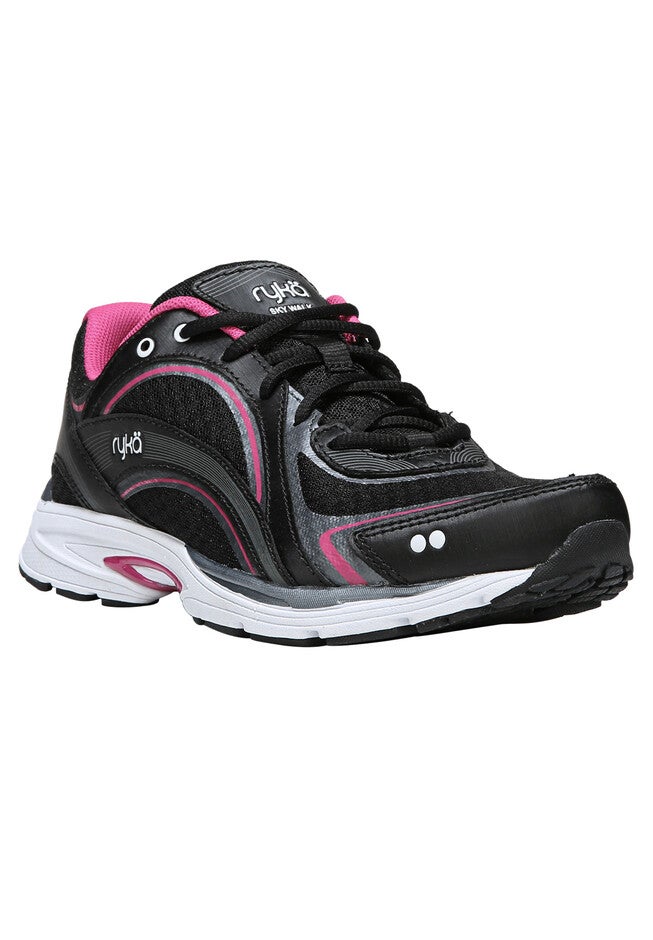 Sky Walk Sneakers by Ryka®, BLACK PINK, hi-res image number 0