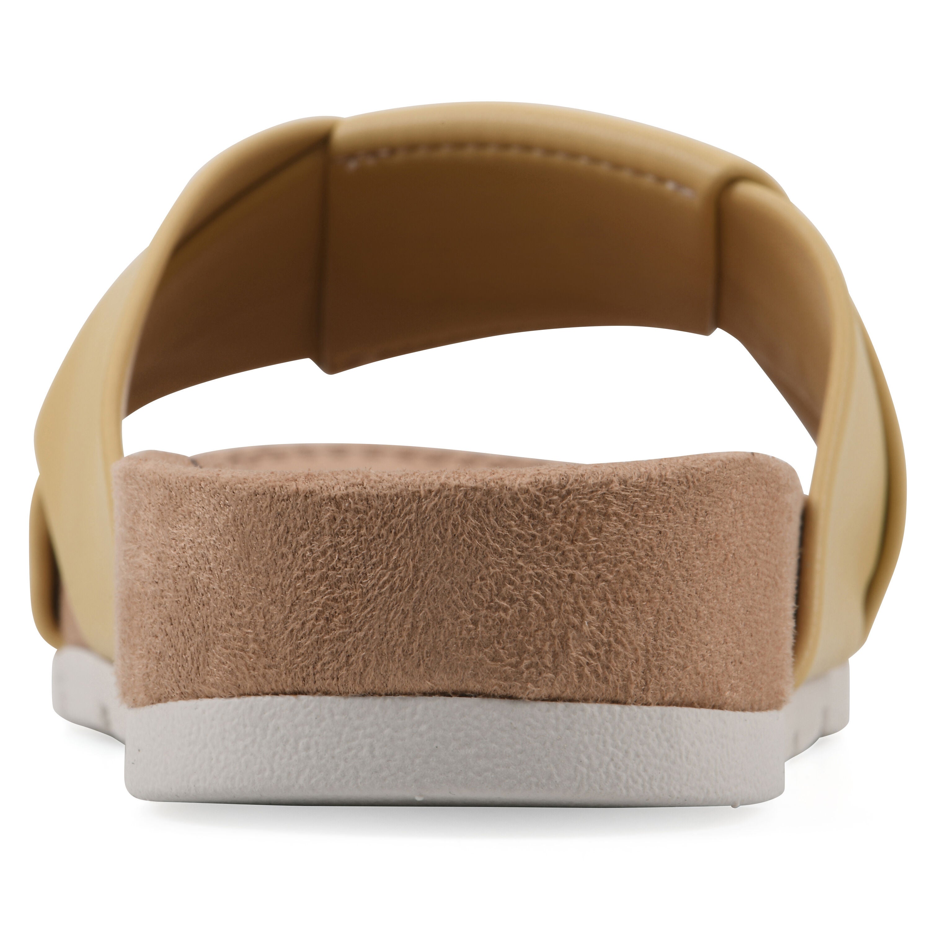 Tincie Slide Sandal, YELLOW SMOOTH, on-hover image number 1