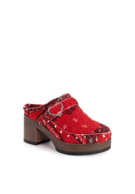 Spain Aragon Mule, RED BANDANA, hi-res image number null