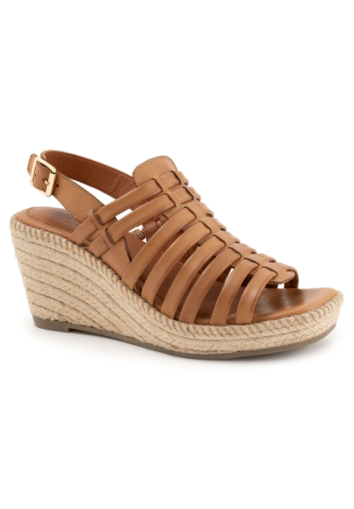 Havana Wedge Sandal, TAN, hi-res image number 0