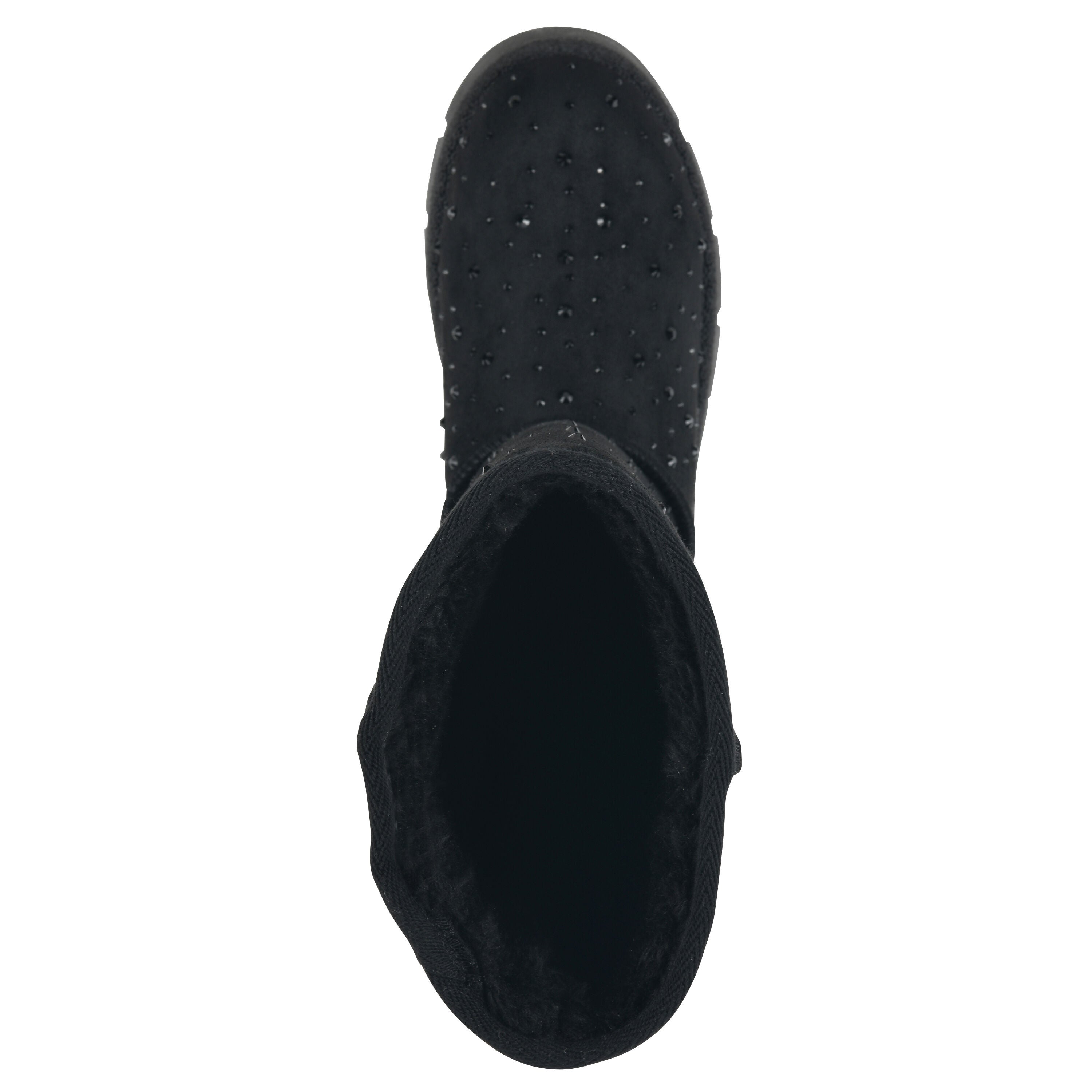 Tripp Faux Fur Tall Shaft Boot, BLACK FAUX SUEDE, alternate image number 4