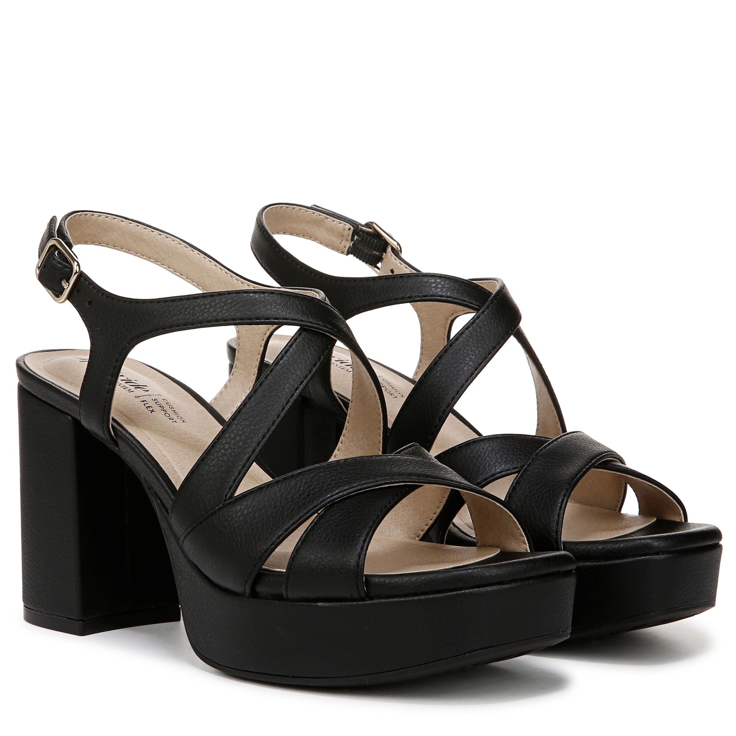 Adrianna Sandal, BLACK, alternate image number 2