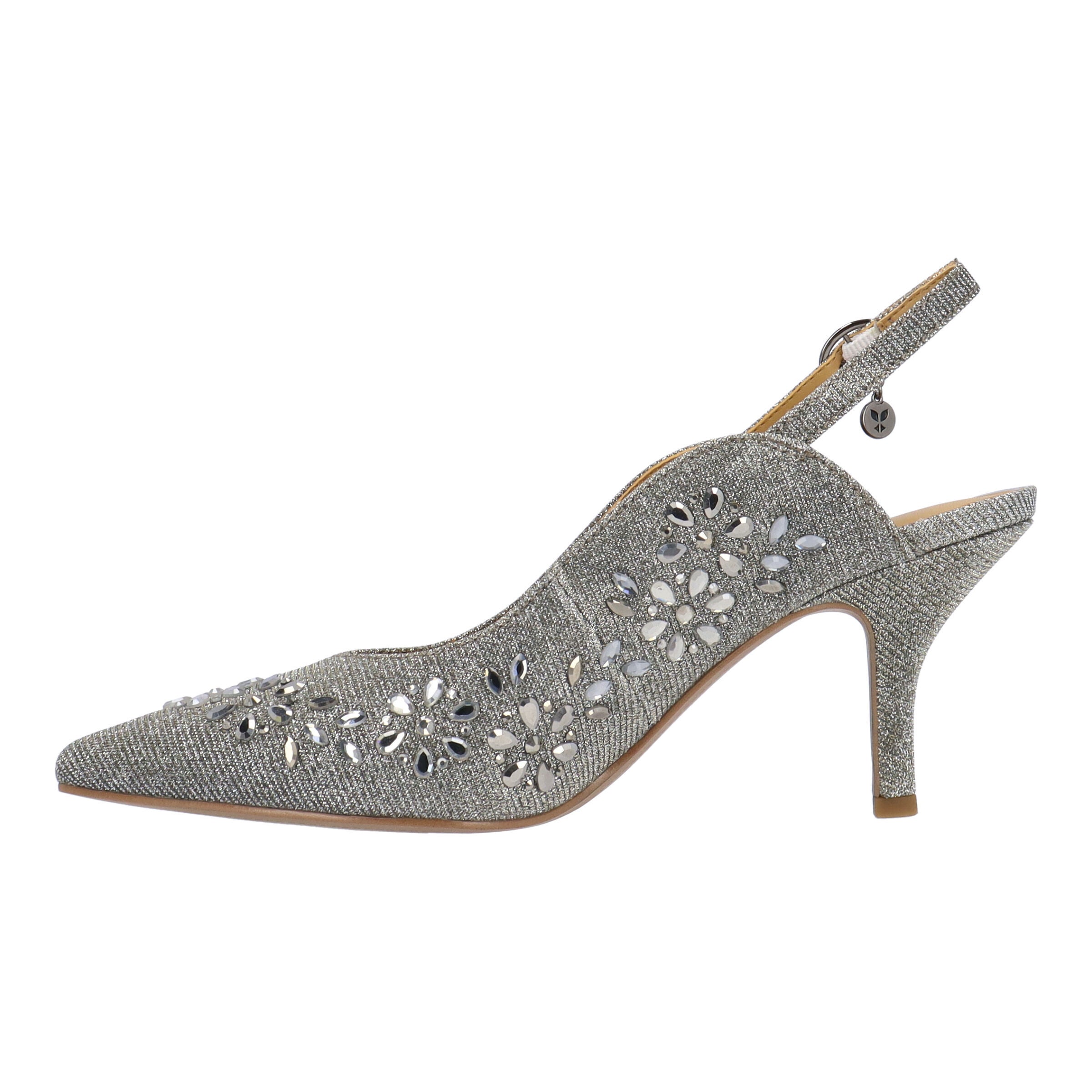 Solara Slingback Pump, PEWTER, alternate image number 4