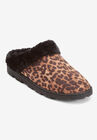 The Andy Fur Clog Slipper , LEOPARD, hi-res image number null