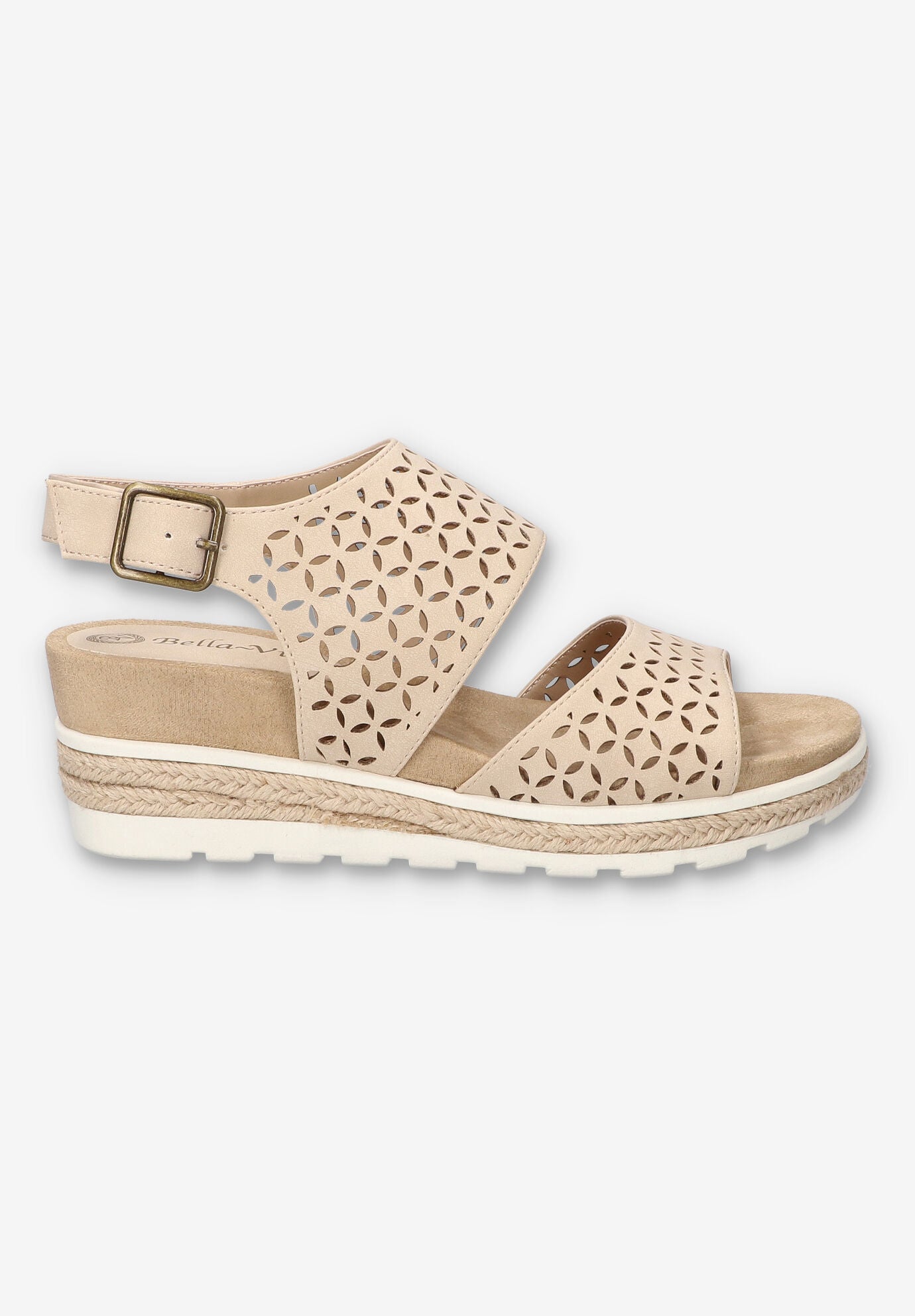Inaya Wedge Sandal, BONE, alternate image number 2