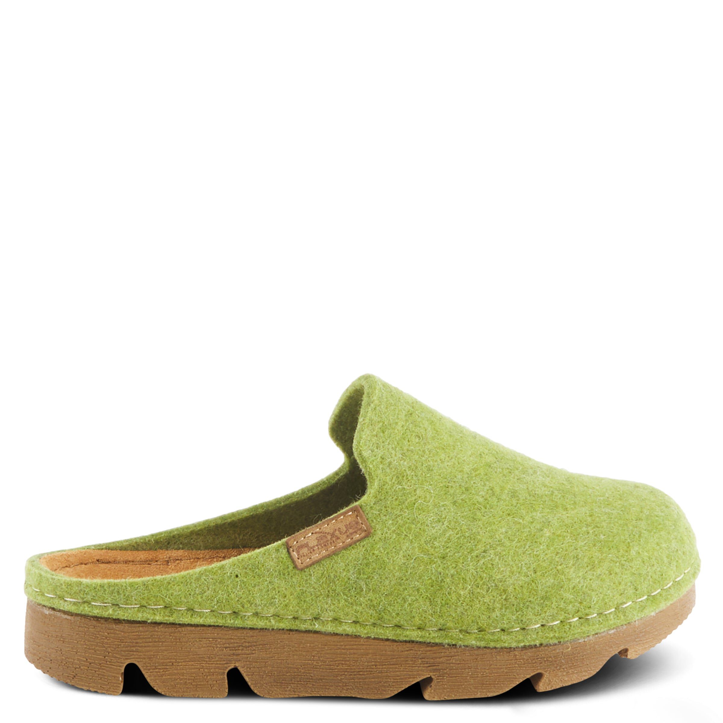 Cloggish Slippers, GREEN, alternate image number 4