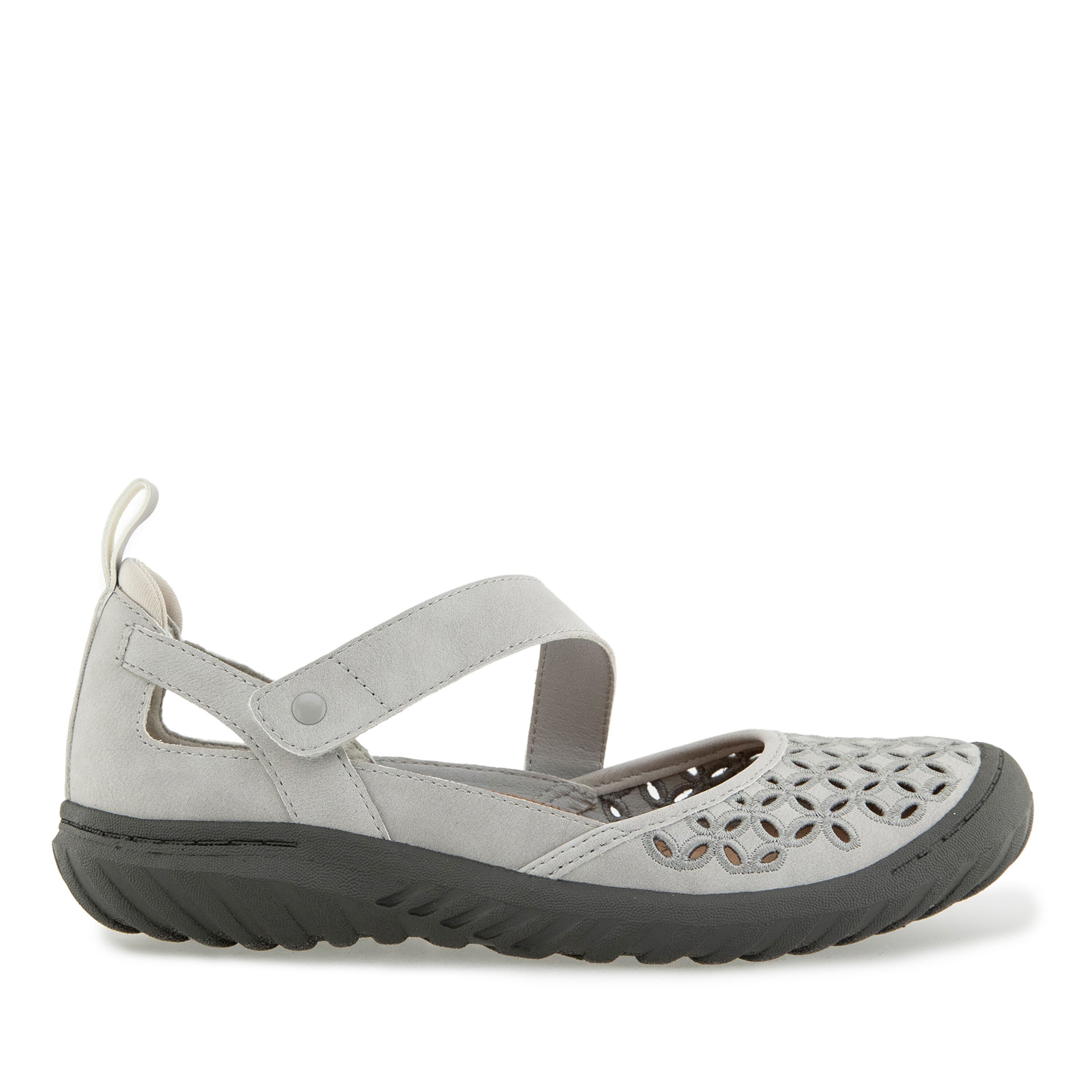 Bianca Hook and Loop Mary Jane, LIGHT GREY, alternate image number 2