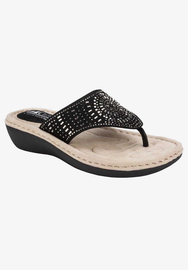 Cienna Sandal , BLACK FABRIC, hi-res image number 0