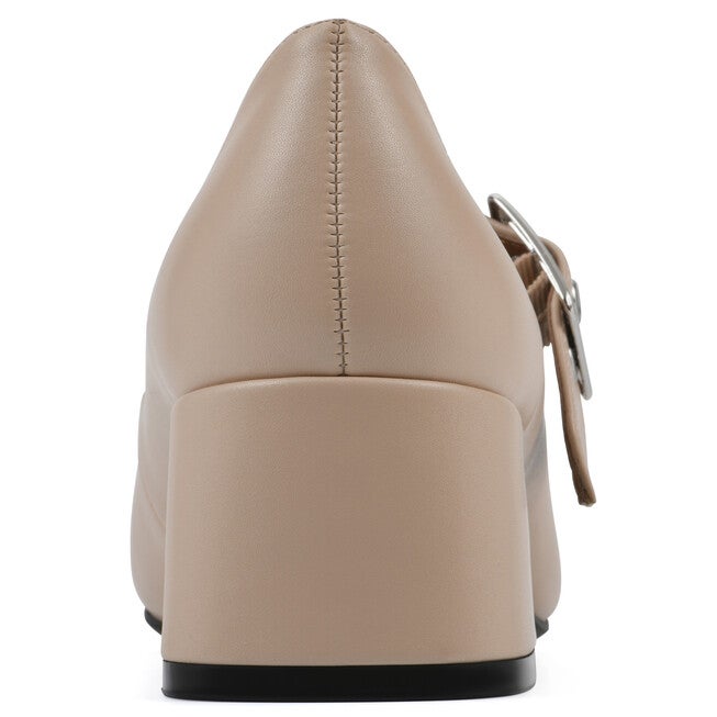 Lasso Mary Jane Block Heel Pump, NATURAL SMOOTH, on-hover image number 1
