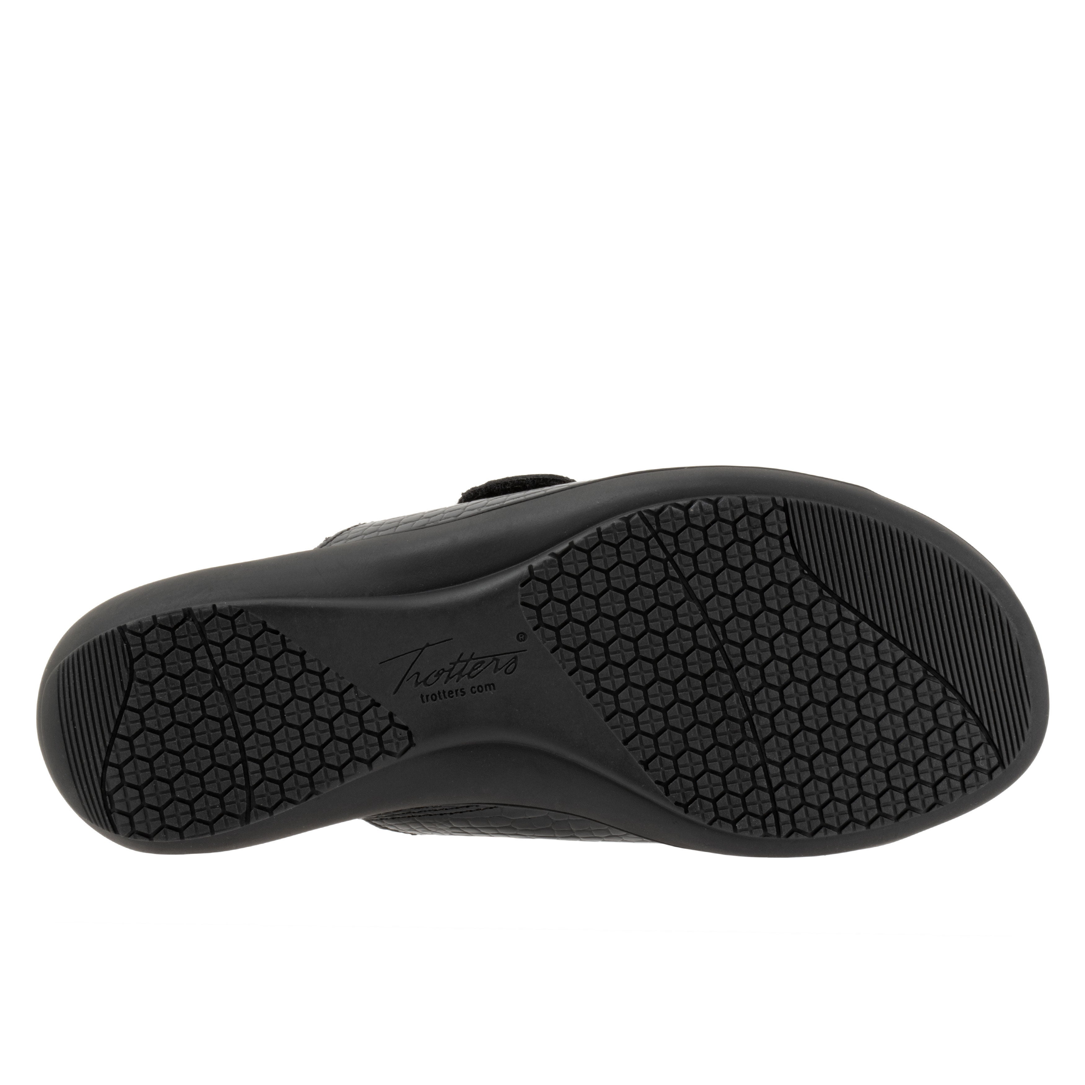 Ruthie Croco Sandal, BLACK, alternate image number 2