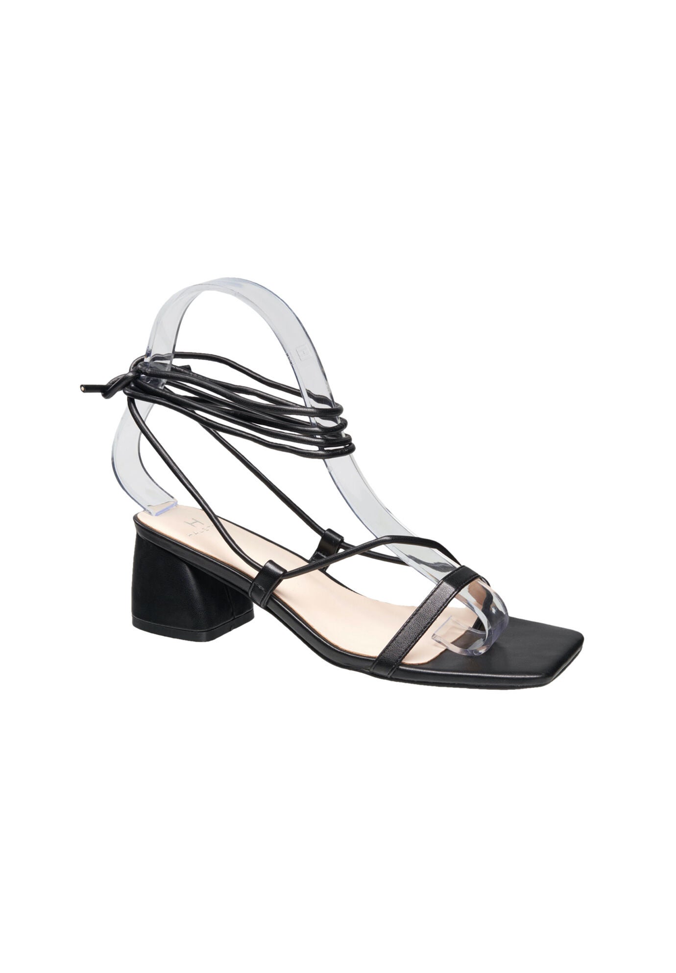 Front Sandal, BLACK, hi-res image number 0
