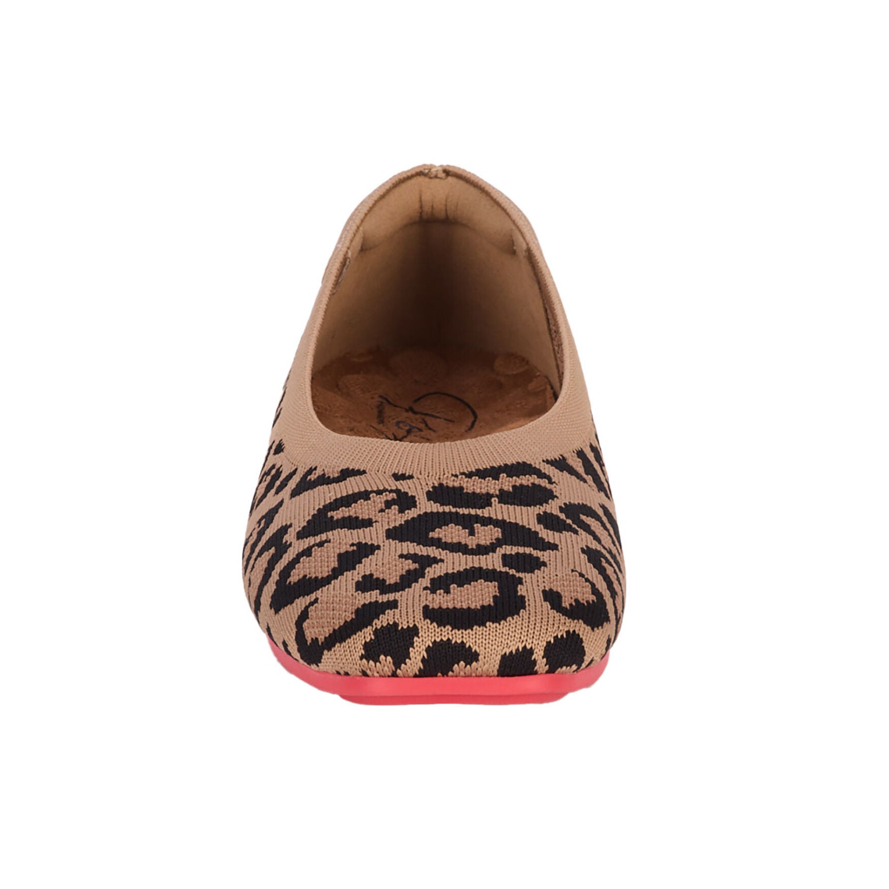 Niki Stretch Knit Flat, LEOPARD PRINT KNIT, alternate image number 4