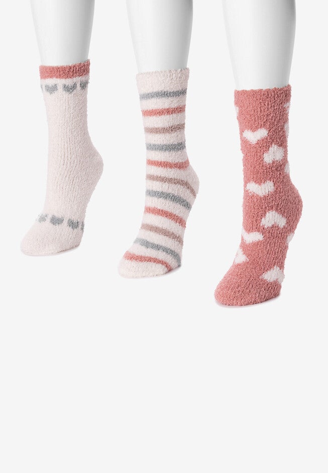3 Pack Holiday Crew Socks, , alternate image number null