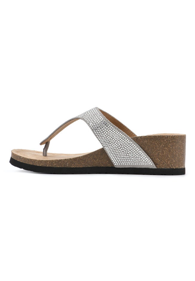 White Mountain Action Cork Wedge Sandal, , alternate image number 3