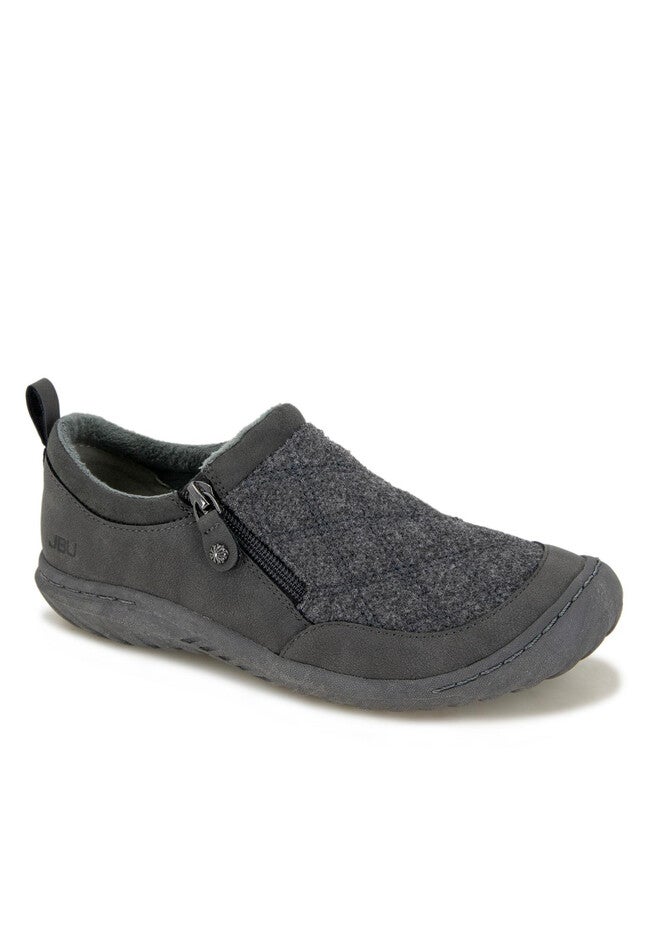 Amber Wool Casual Flat, CHARCOAL, hi-res image number 0