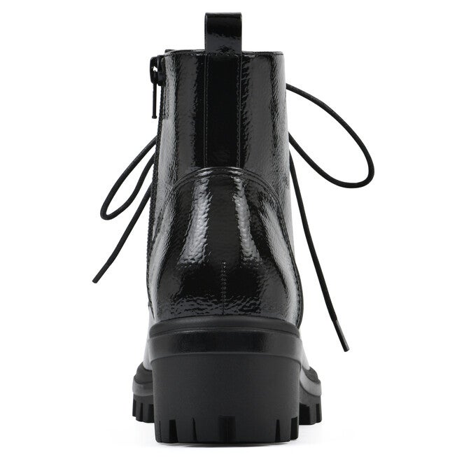 Tappy Lug Sole Combat Boot, BLACK PATENT, on-hover image number null