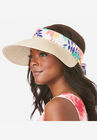 Straw Visor, FLORAL, hi-res image number null