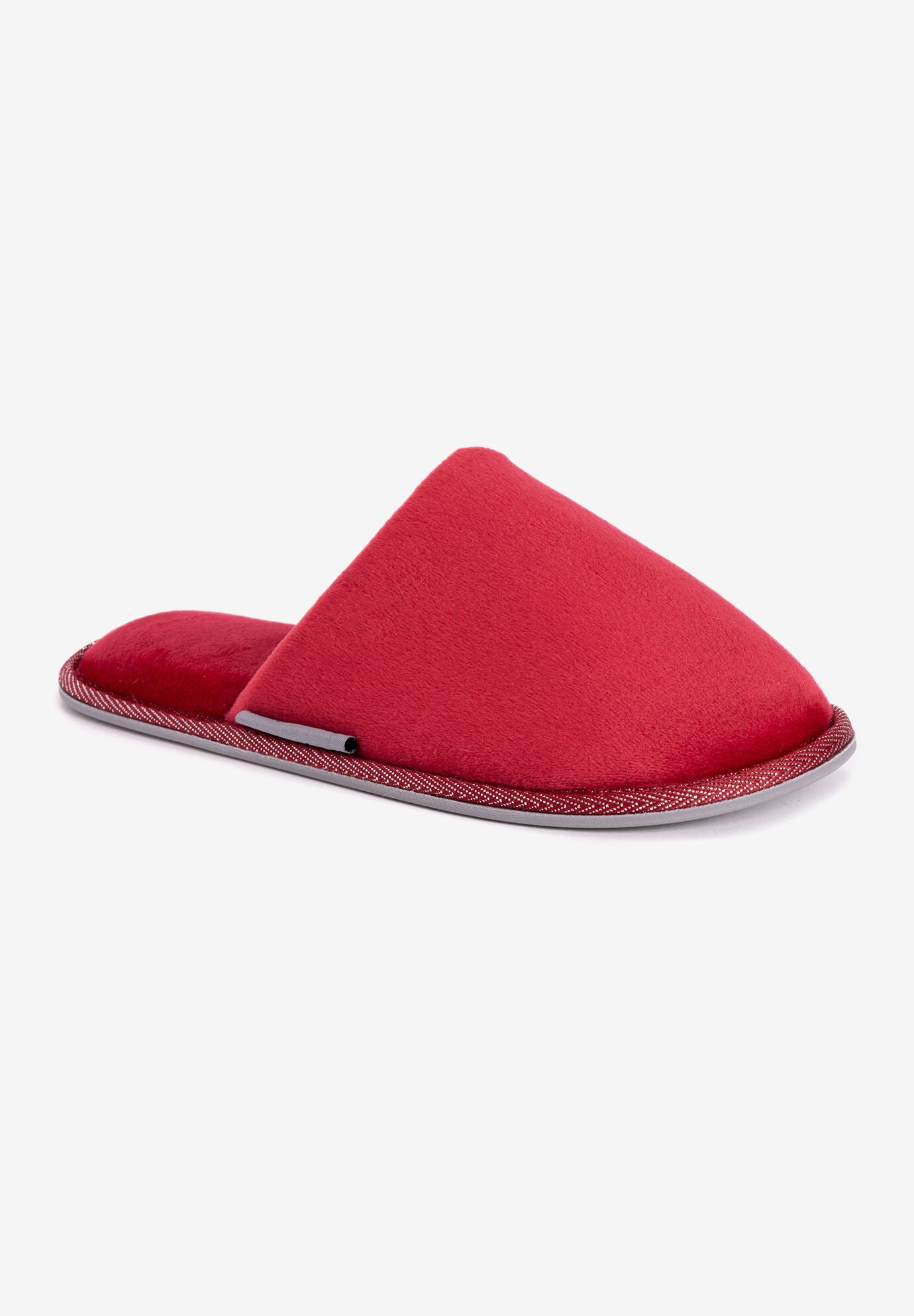 Marigold Scuff Slipper, DARK RED, hi-res image number 0