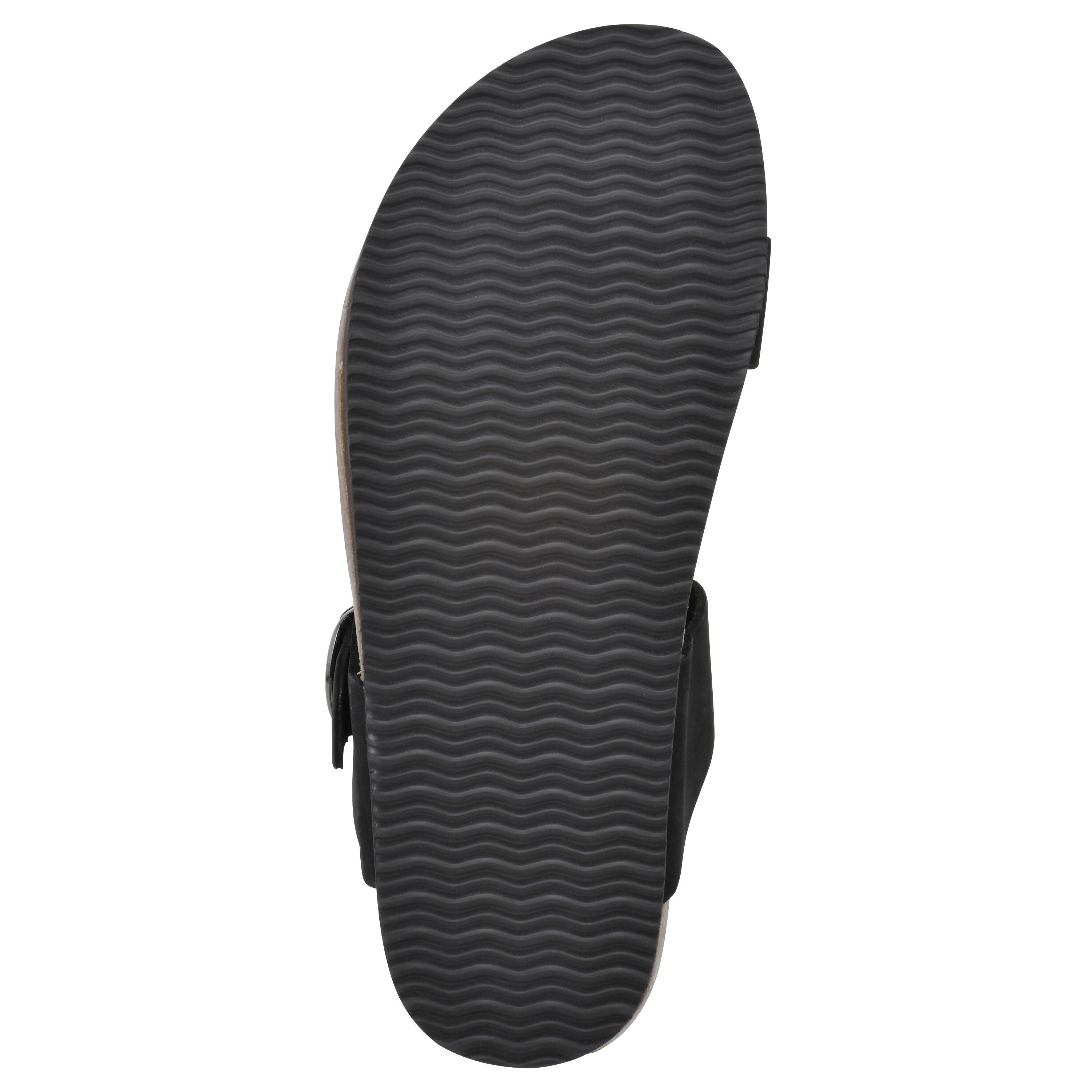 Crawford Footbed Sandal, BLACK LEATHER, alternate image number 5