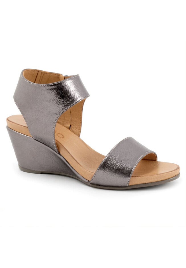 Ida Heeled Sandal, PEWTER, hi-res image number null