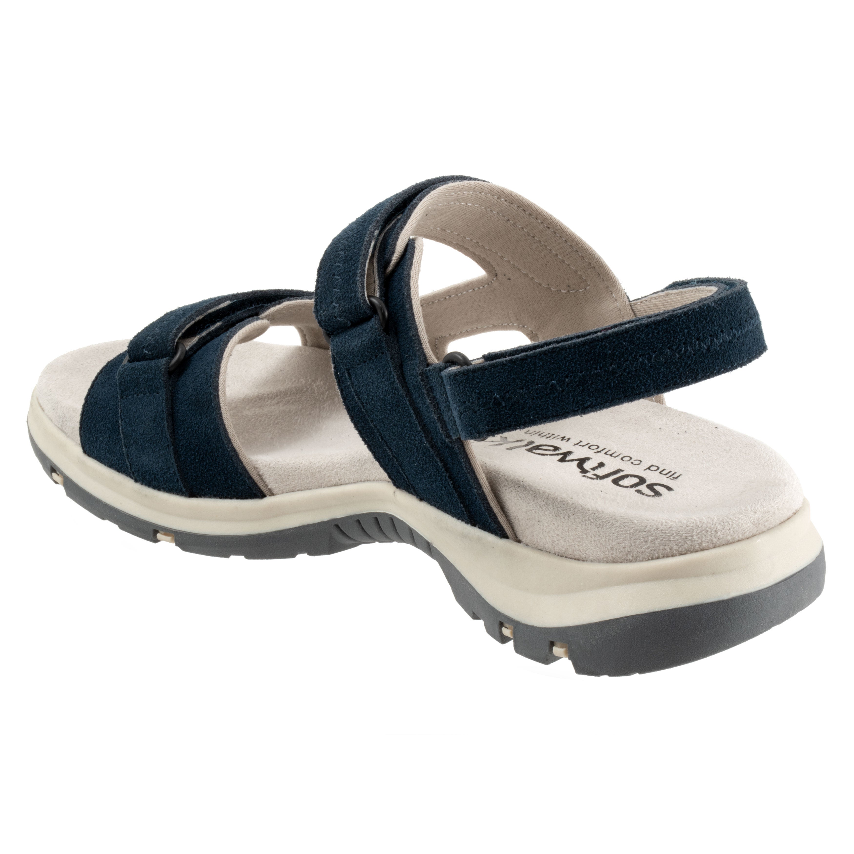 Olani Sandal, NAVY SUEDE, on-hover image number 1