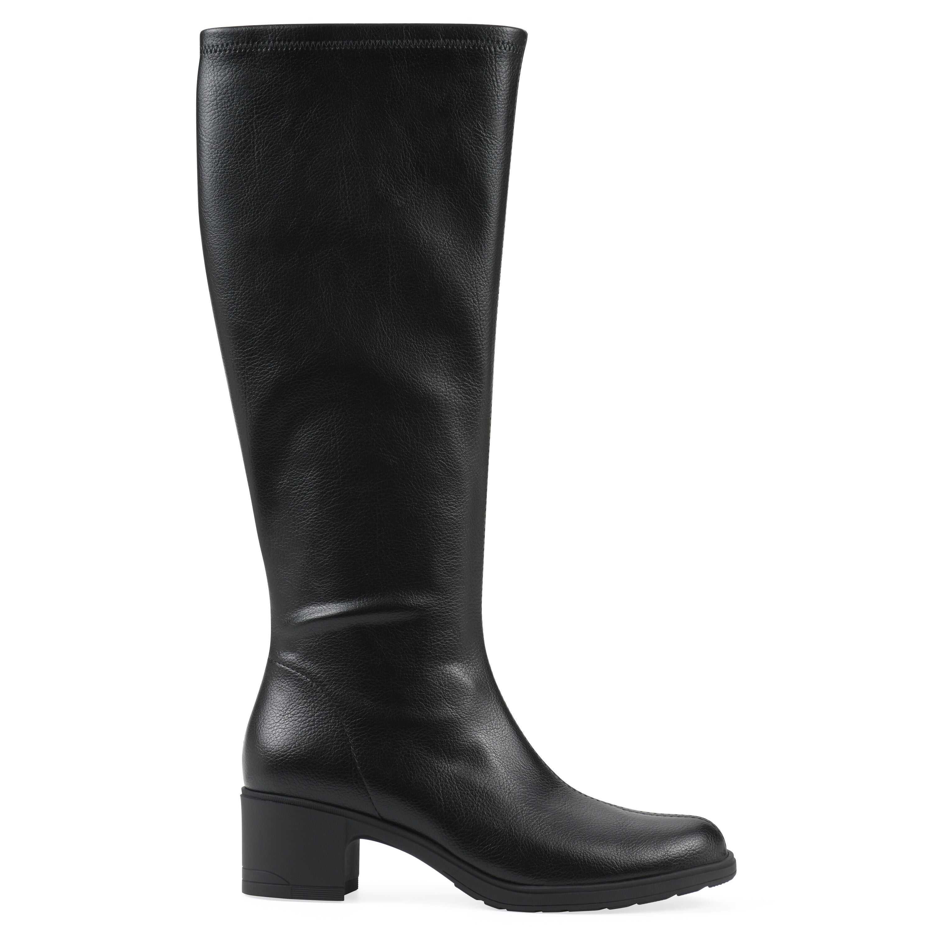 Humbert Tall Shaft Boot, BLACK SMOOTH, alternate image number 2
