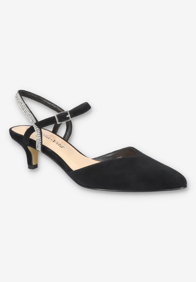 Katriana Pump, BLACK SUEDE LEATHER, hi-res image number 0