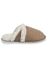 Faux Wool Closed Toe Scuff Slipper, , alternate image number null