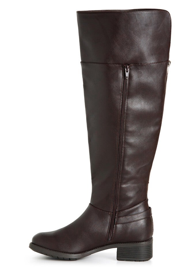 Portia Tall Boot, BROWN, alternate image number 4