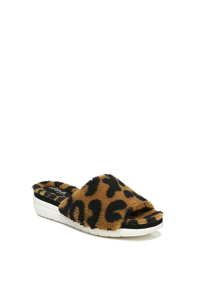 Plushslipper Slipper, TAN LEOPARD, hi-res image number null