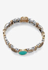 Sandy Toes Stretch Bracelet In Silvertone, , on-hover image number null
