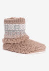 Foldover Knit Slipper, FAIRY DUST, hi-res image number null